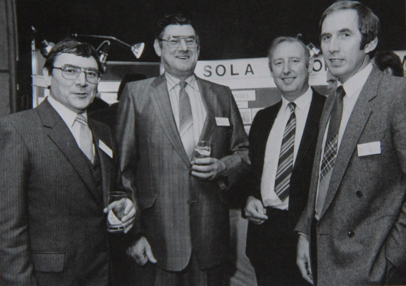 L to R: Brian Creagh, Jim Procter, Ian Gillies, Alan Vaughan